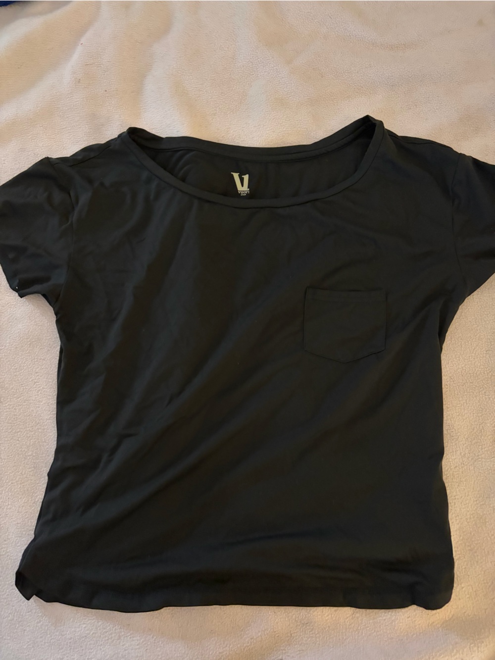 Vuori Black Short Sleeve Scoop Neck Tee